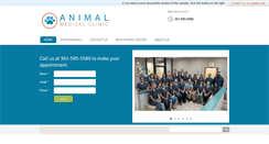 Desktop Screenshot of animalmedical.us